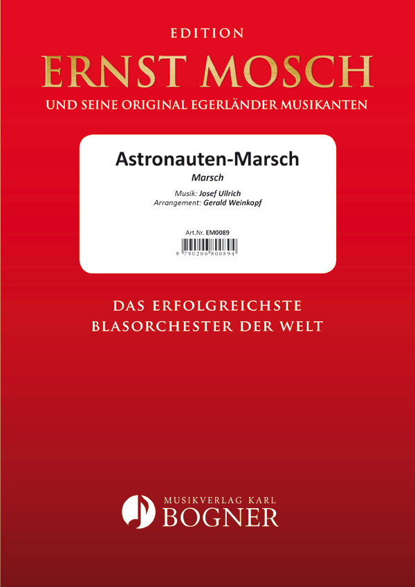 Blasorchesternoten Astronautenmarsch Cover