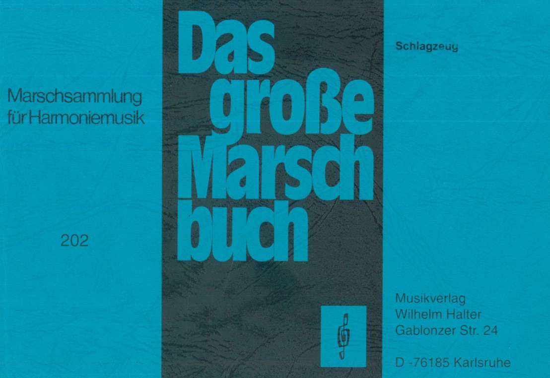 Blasorchesternoten Alter Jäger-Marsch Cover