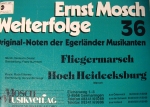 Blasorchesternoten Fliegermarsch Cover