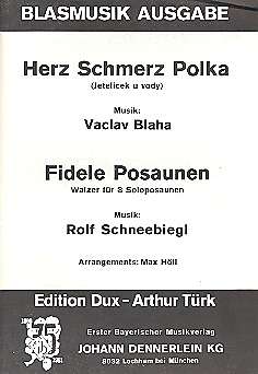 Blasorchesternoten Herz Schmerz Polka Cover