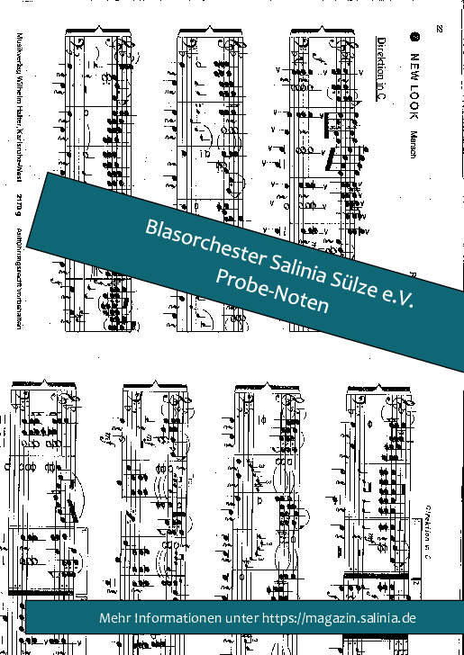 New Look Partitur Blasorchesternoten Vorschau