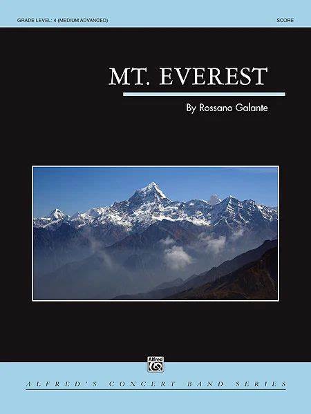 Blasorchesternoten Mount Everest Cover