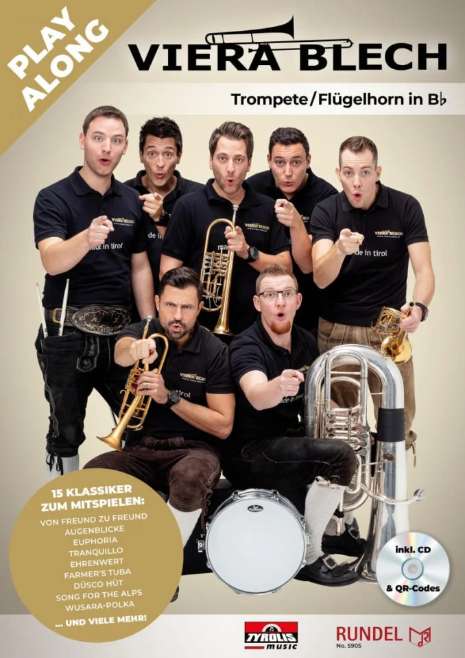 Blasorchesternoten Viera Blech PlayAlong Cover