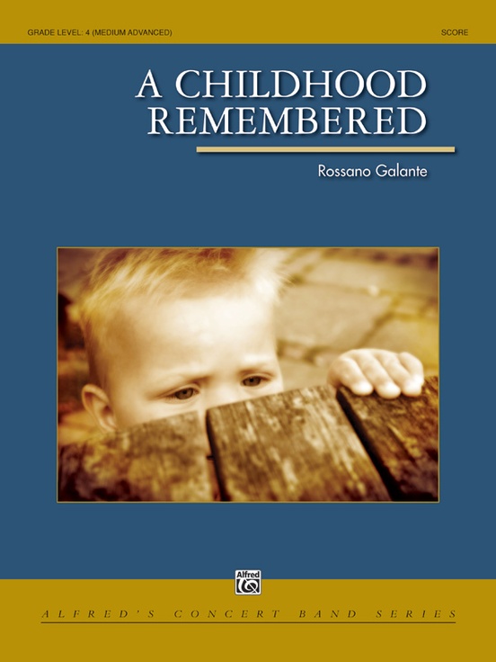 Blasorchesternoten A Childhood Remembered Cover