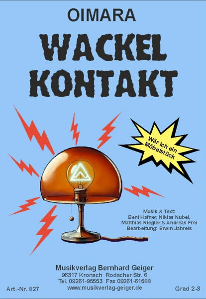 Blasorchesternoten Wackelkontakt Cover
