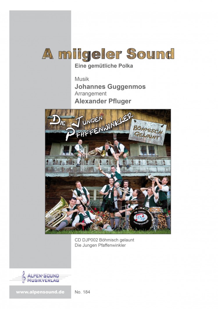 Blasorchesternoten A miigeler Sound Cover