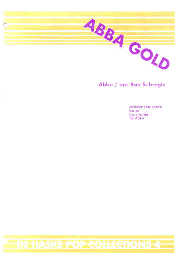 Blasorchesternoten Abba Gold Cover