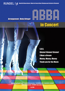 Blasorchesternoten Abba in Concert Cover