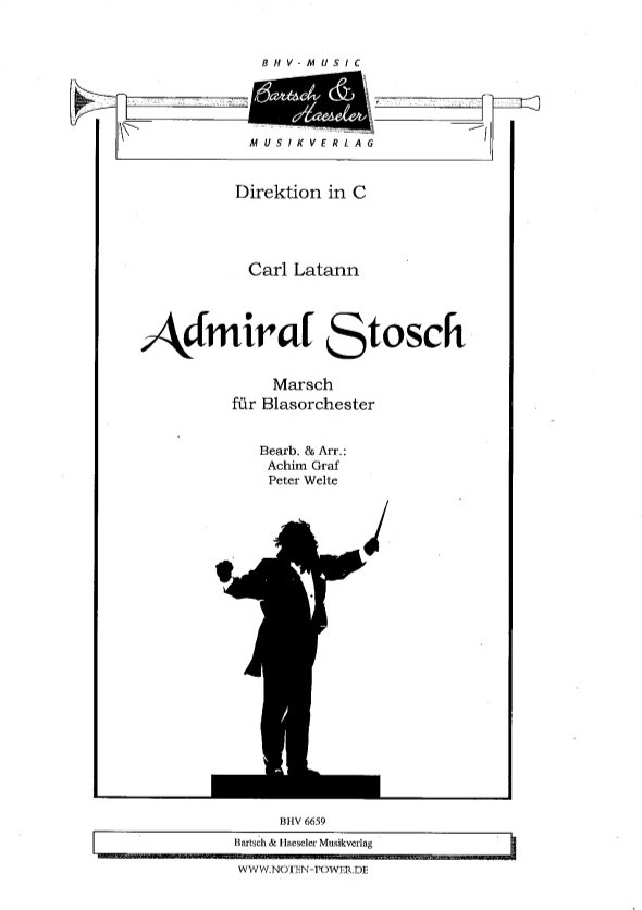 Blasorchesternoten Admiral-Stosch Marsch Cover