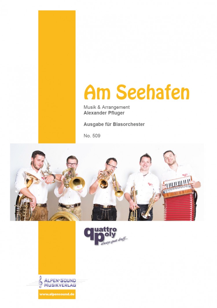 Blasorchesternoten Am Seehafen Polka Cover