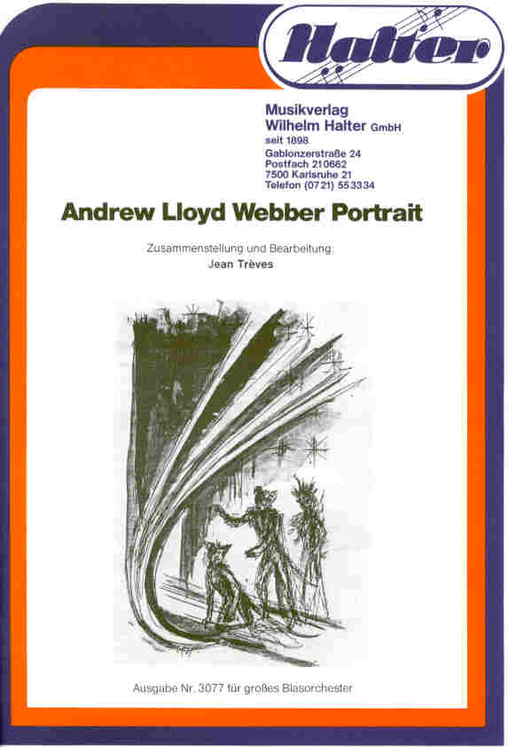 Blasorchesternoten Andrew Lloyd Webber Portrait Cover
