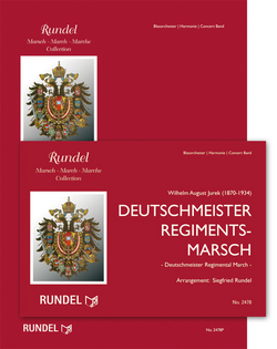 Blasorchesternoten Deutschmeister Regimentsmarsch Cover