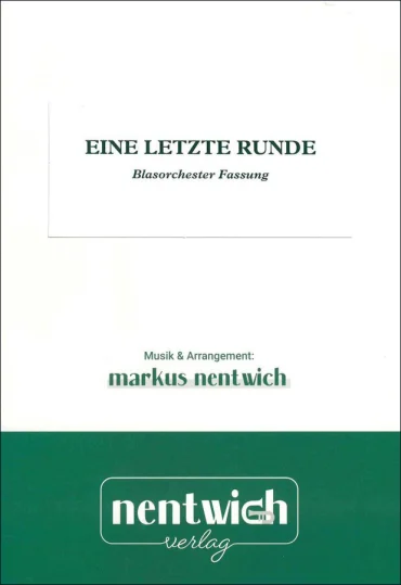 Blasorchesternoten Eine letzte Runde Cover