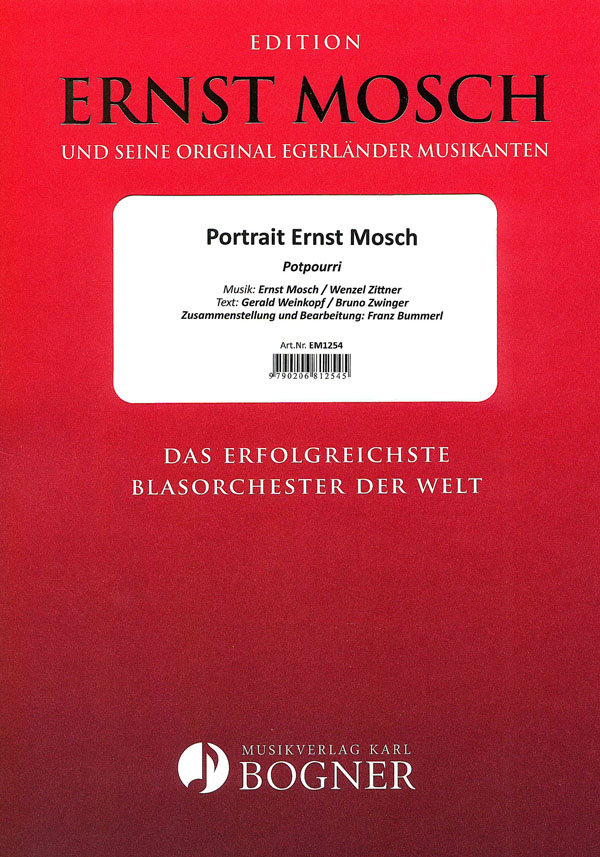Blasorchesternoten Portrait Ernst Mosch Cover