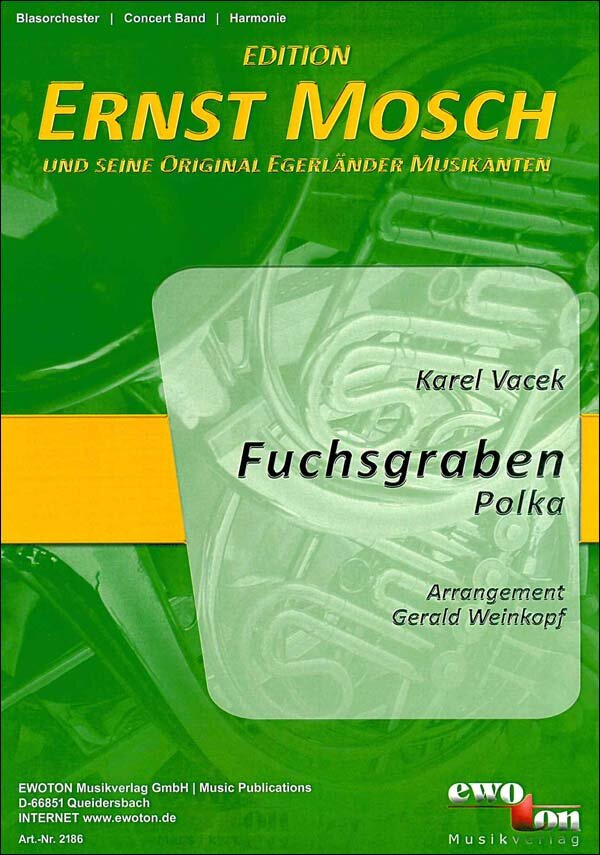 Blasorchesternoten Fuchsgraben Polka Cover