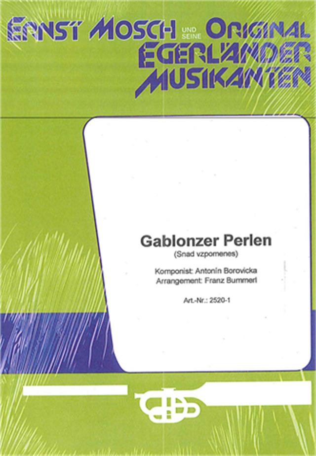 Blasorchesternoten Gablonzer Perlen Cover