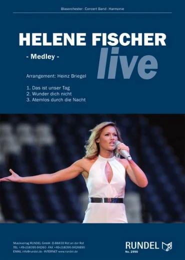 Blasorchesternoten Helene Fischer live Cover
