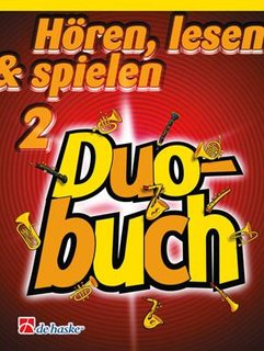 Blasorchesternoten Hören, Lesen, Spielen II Duobuch für Trompete Cover