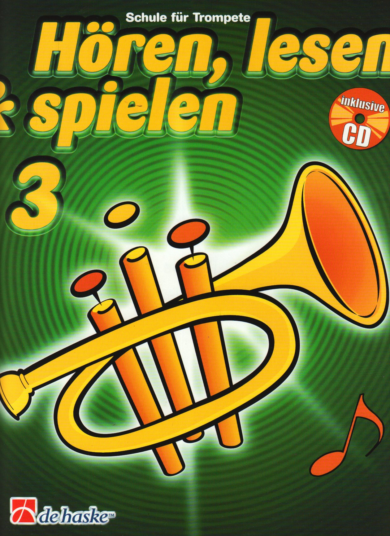 Blasorchesternoten Hören, Lesen, Spielen III für Trompete Cover