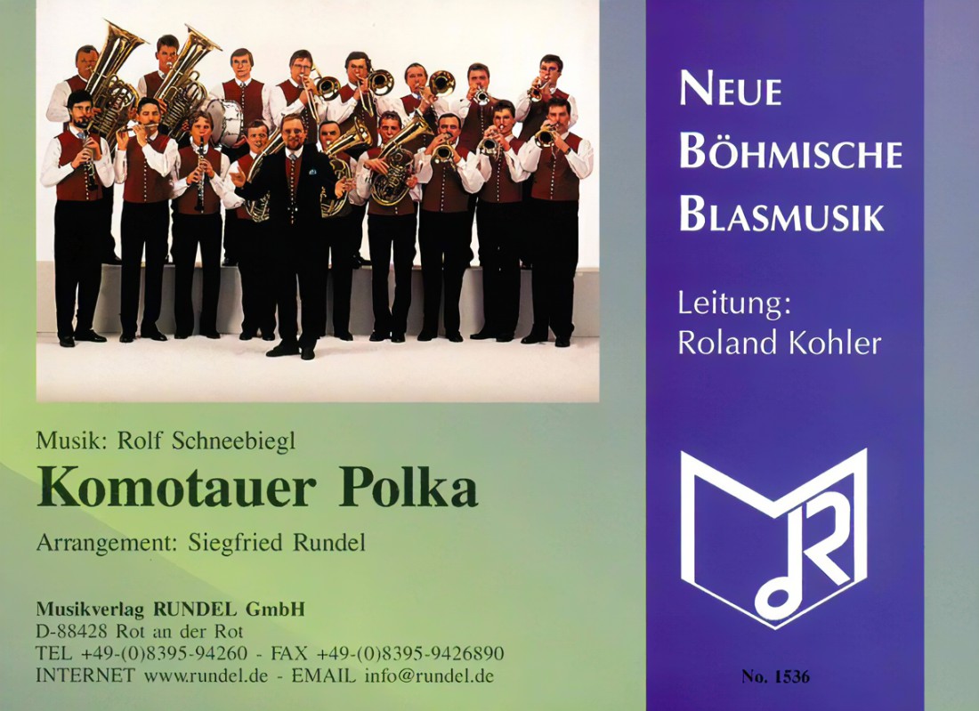 Blasorchesternoten Komotauer Polka Cover