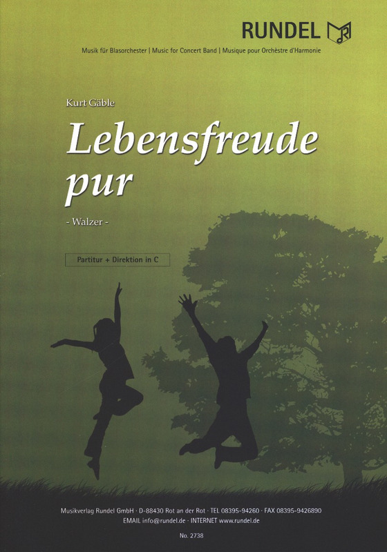 Blasorchesternoten Lebensfreude pur Cover