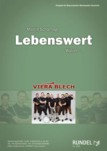 Blasorchesternoten Lebenswert Cover