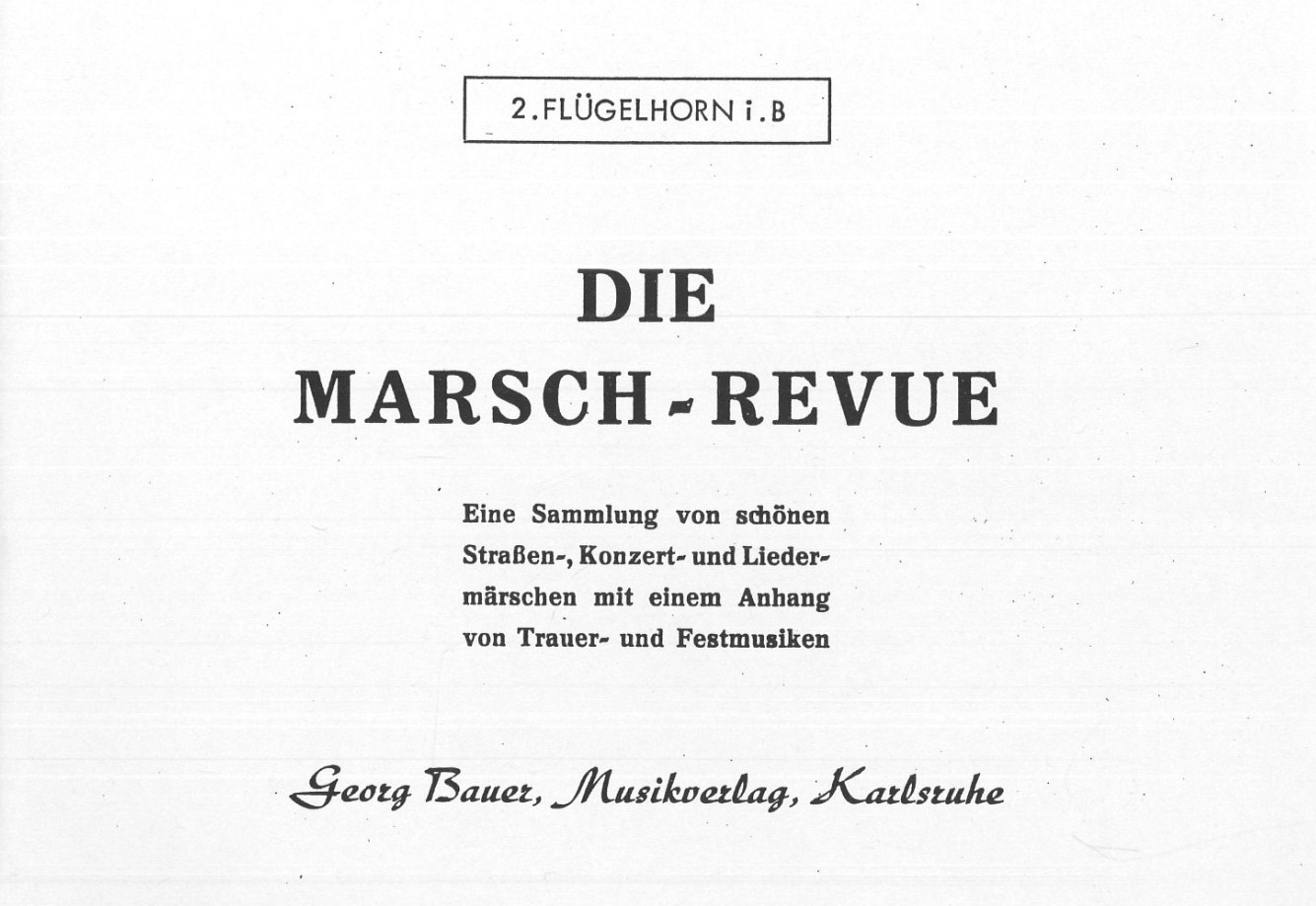 Blasorchesternoten Helenen-Marsch arr. Bauer Cover