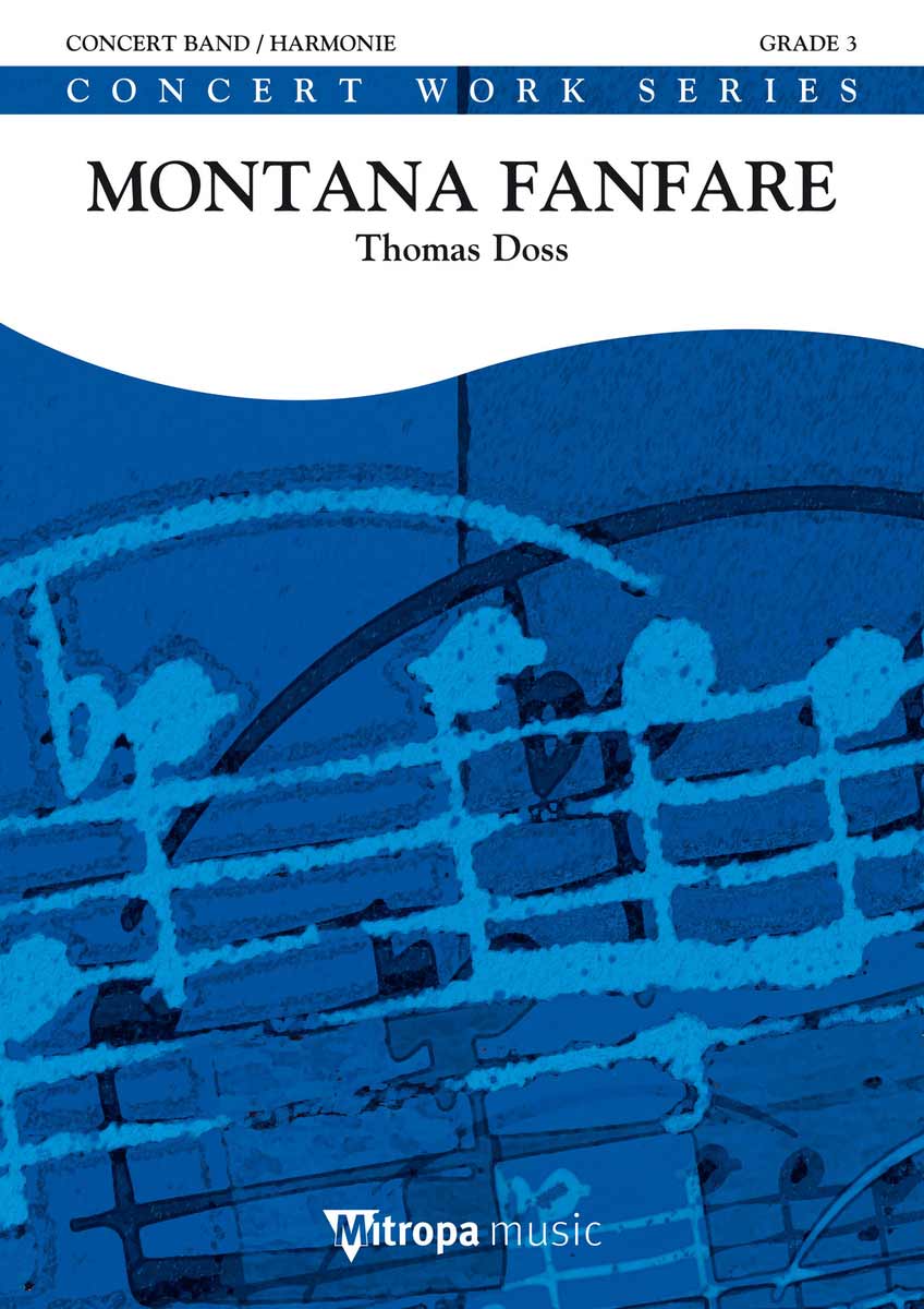 Blasorchesternoten Montana Fanfare Cover