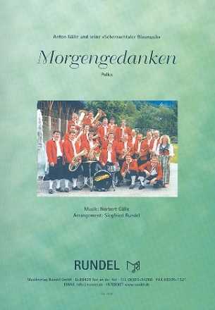 Blasorchesternoten Morgengedanken Cover