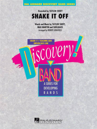 Blasorchesternoten Shake It Off Cover