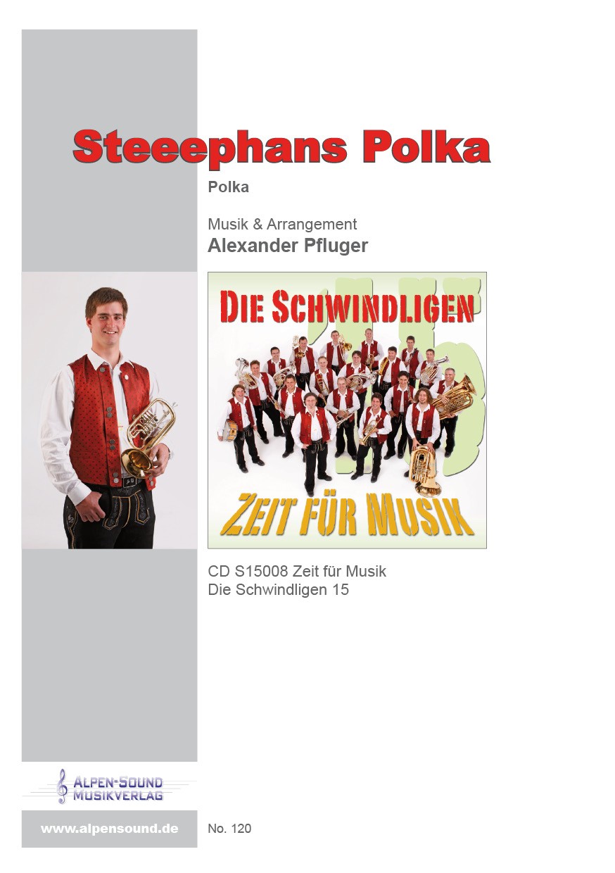 Blasorchesternoten Steeephans Polka Cover