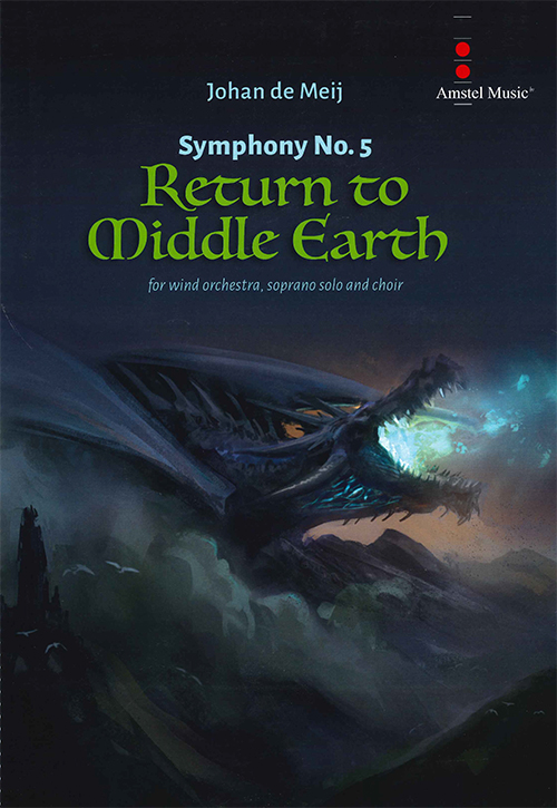 Blasorchesternoten Symphony No. 5 - Return to middle earth Cover