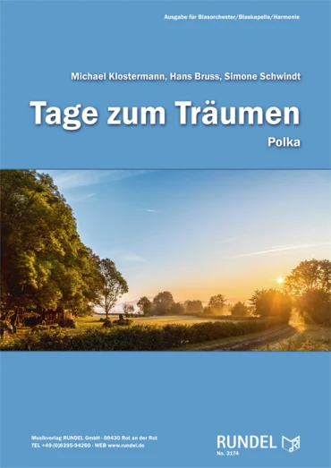 Blasorchesternoten Tage zum Träumen Cover