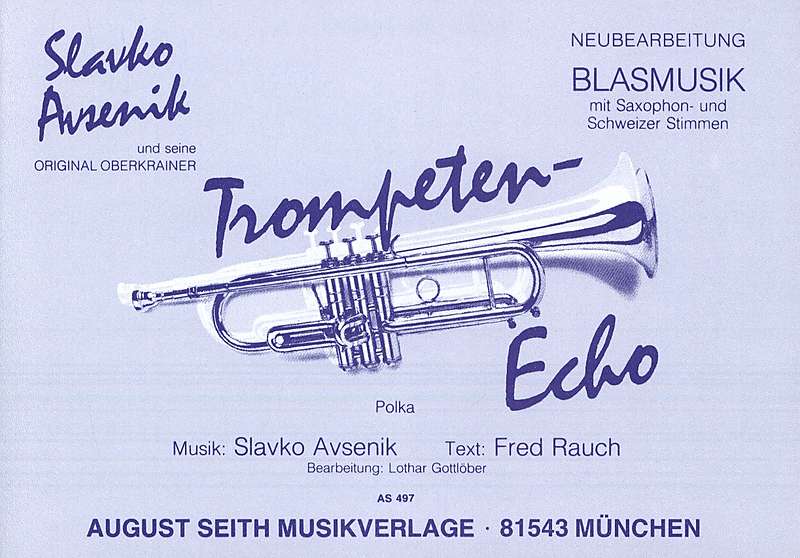 Blasorchesternoten Trompetenecho Cover