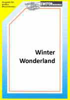 Blasorchesternoten Winter Wonderland Cover