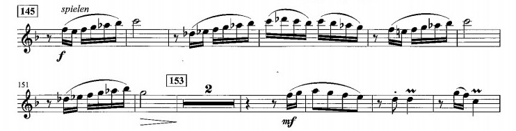 Notenbeispiel Klarinetten - Zeitlos Polka